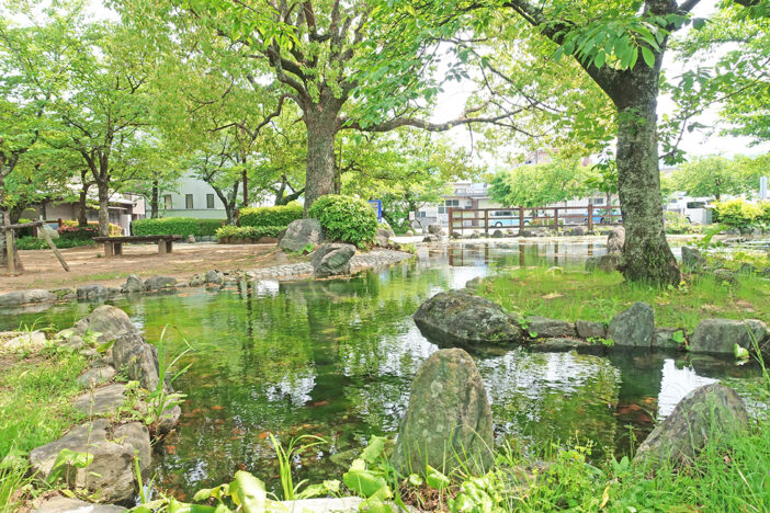 鴨島公園の景色