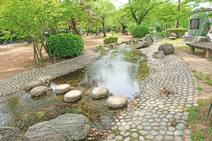 鴨島公園の景色