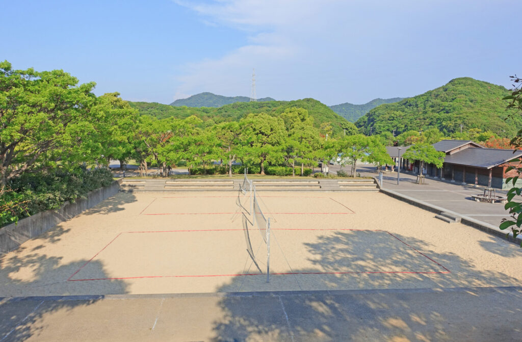 鳴門ウチノ海総合公園のビーチバレーコート